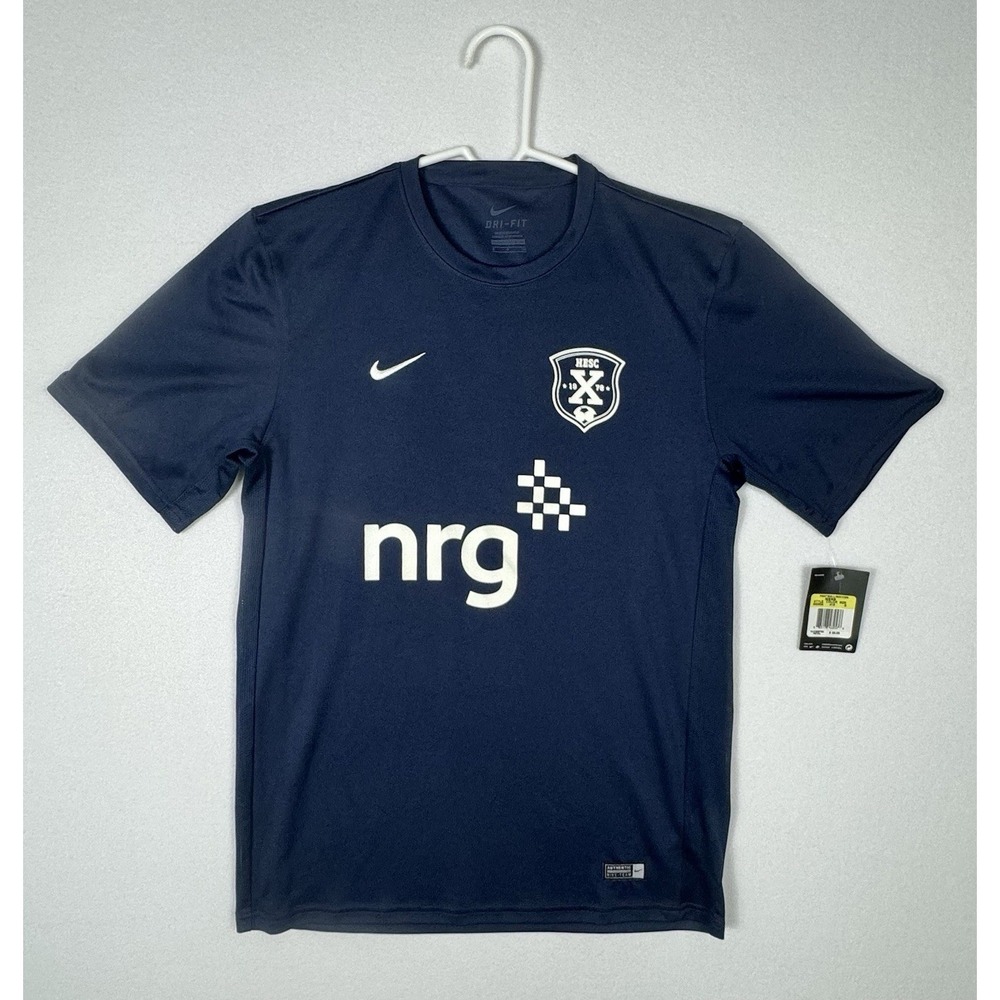 Nike HESC NRG Soccer Jersey Navy Blue Men's Size S‎ 645504‑419 Club Team Shirt